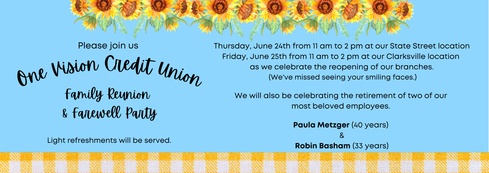 family reunion banner