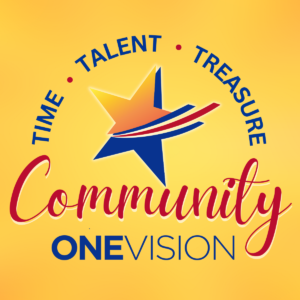 Time, Talent, Treasure. One Vision Credit Union #communitymatters